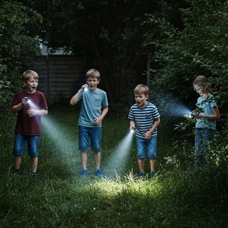 10-Pack High-Grip Portable Flashlights – Rugged Rubberized LED Torches