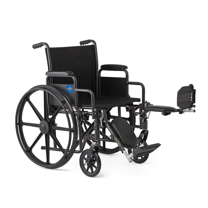 18″ Lightweight Wheelchair – Swing-Back Arms & Elevating Leg Supports