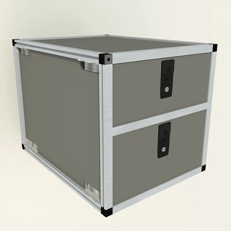 20.1875″ Wide × 25″ Deep Double Drawer Module