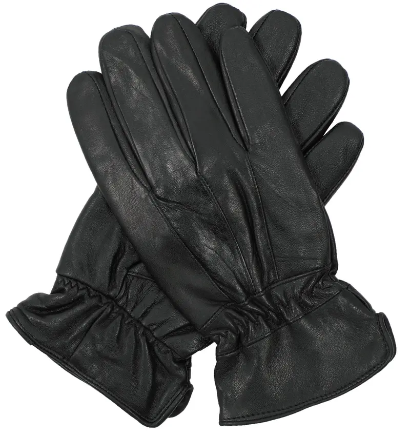 3M Thinsulate Leather Winter Gloves for Men – Black Thermal Protection