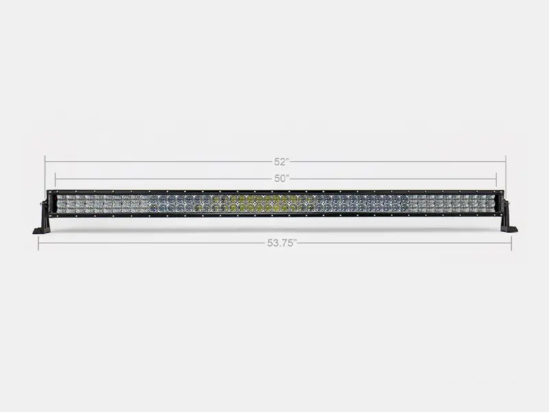 52″ Curved Dual-Row 5D Optic LED Light Bar with OSRAM LEDs
