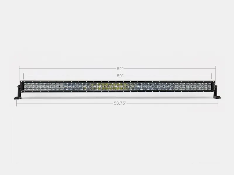 52″ Straight Dual-Row 5D Optic LED Light Bar with OSRAM LEDs