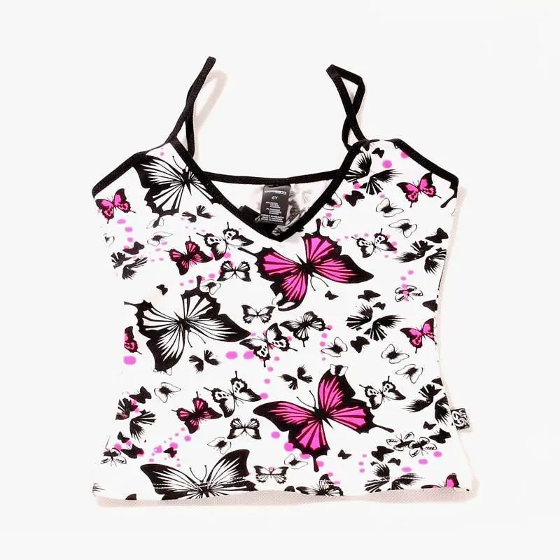 69slam Butterfly Graphic Singlet for Girls