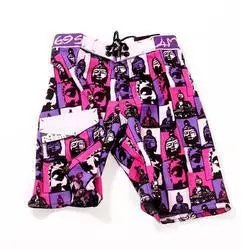 69slam Men’s Buddha Print Long Boardshorts
