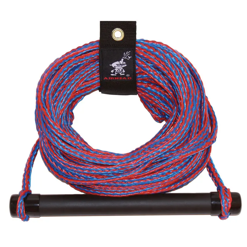 75-Foot Rubber-Grip Water Ski Tow Rope for Comfortable Handling