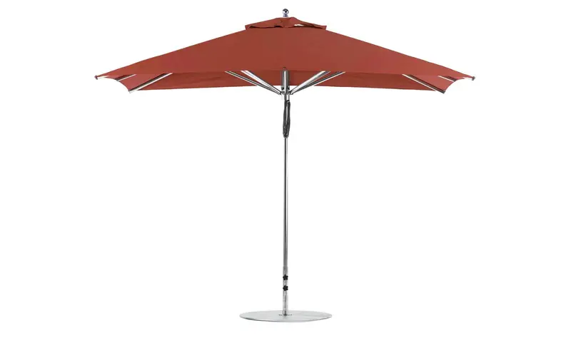 8.5-Foot Rectangular Pulley-Operated Premium Umbrella
