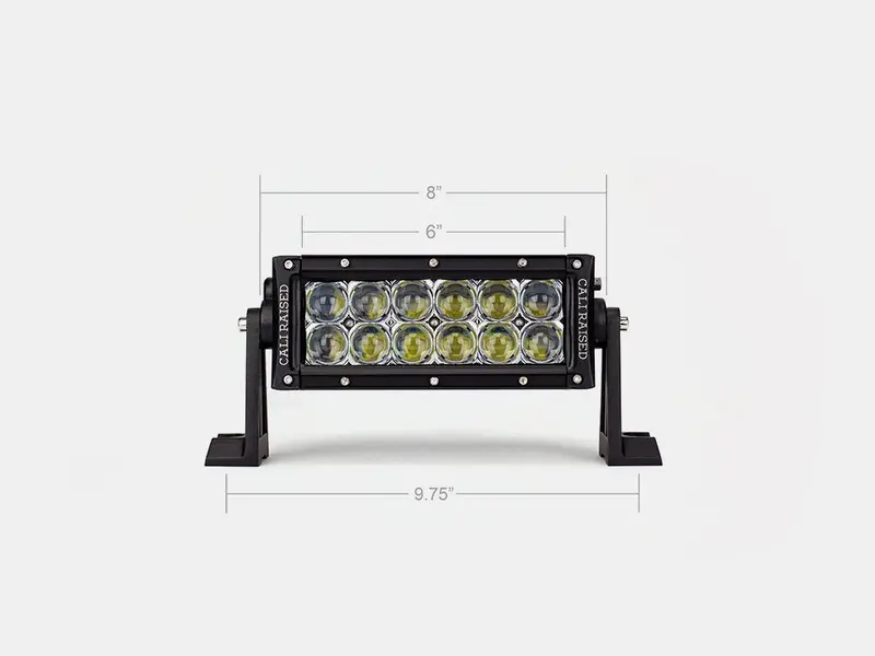 8-Inch Dual-Row LED Light Bar with 5D Optics and OSRAM LEDs