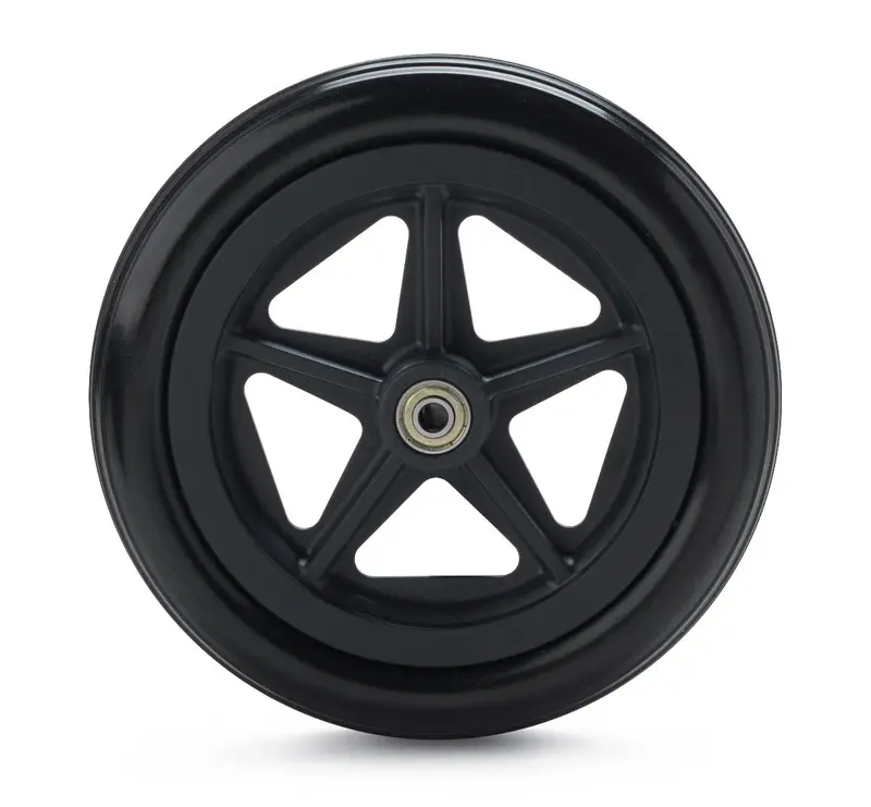 8-Inch Front Caster with Bearings – Fits Excel Extra-Wide Wheelchairs