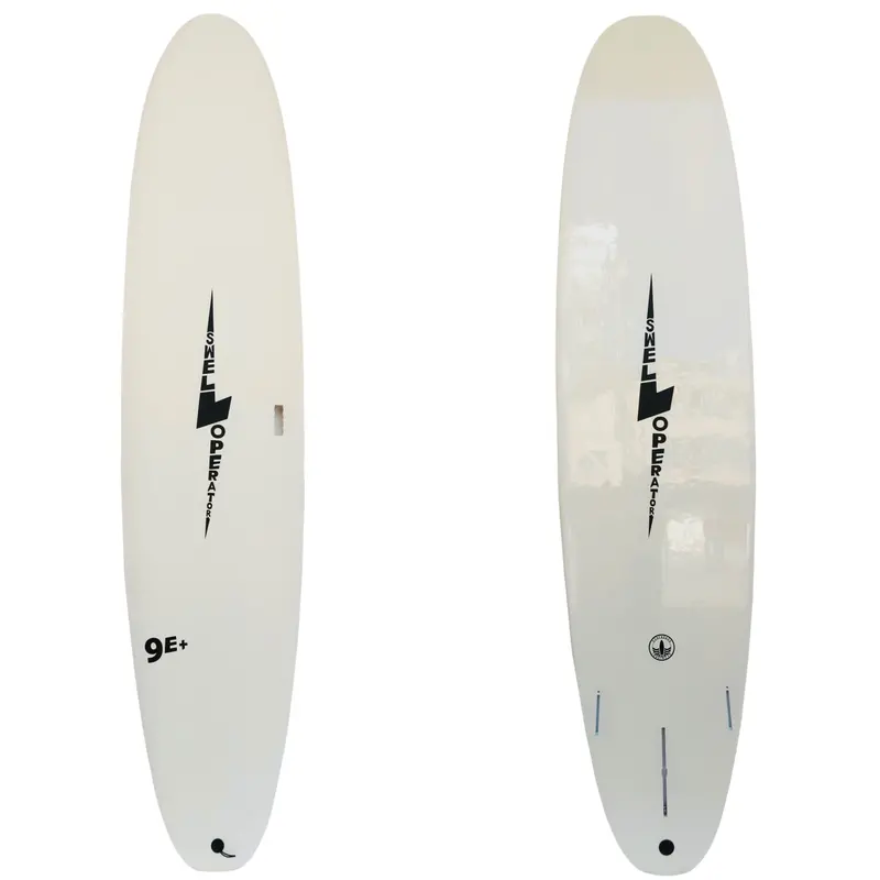 9-Foot Swell Operator EPS Core Longboard in Matte White