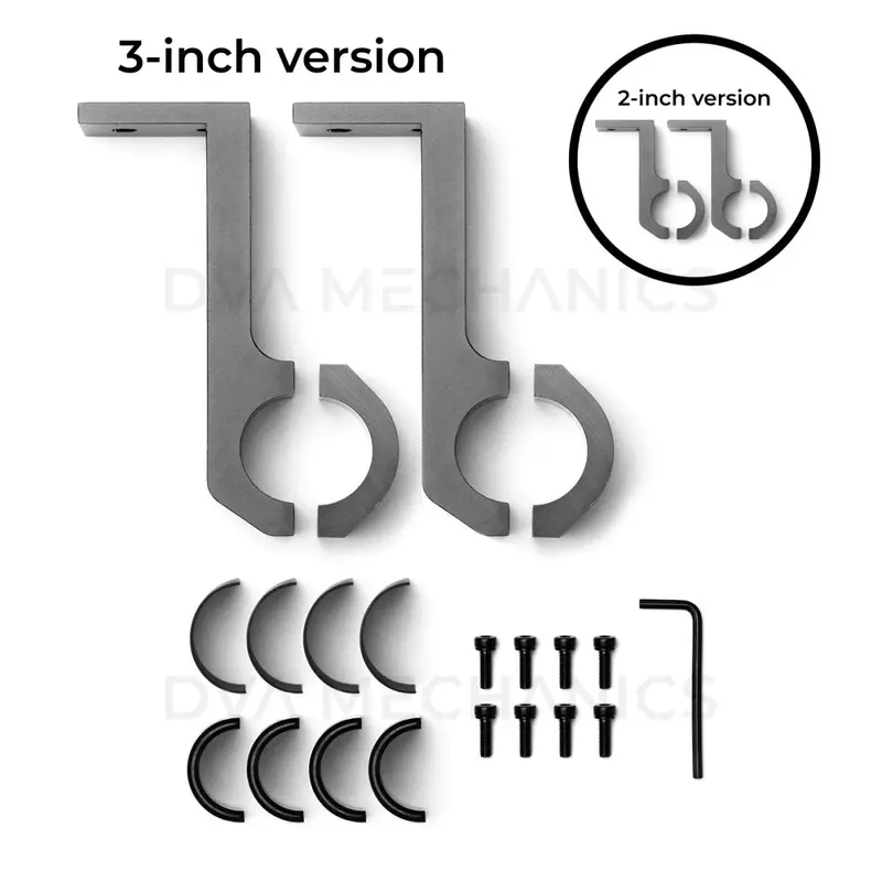 Adjustable Mounting Clamps – 2-Pack (2″ or 3″ Options)