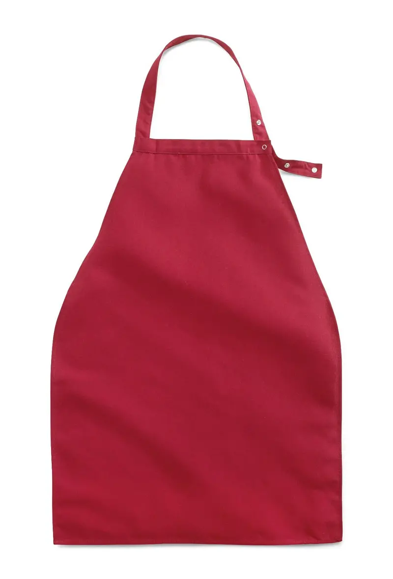Adult Burgundy Apron-Style Bib, 19″ x 27″, Pack of 24
