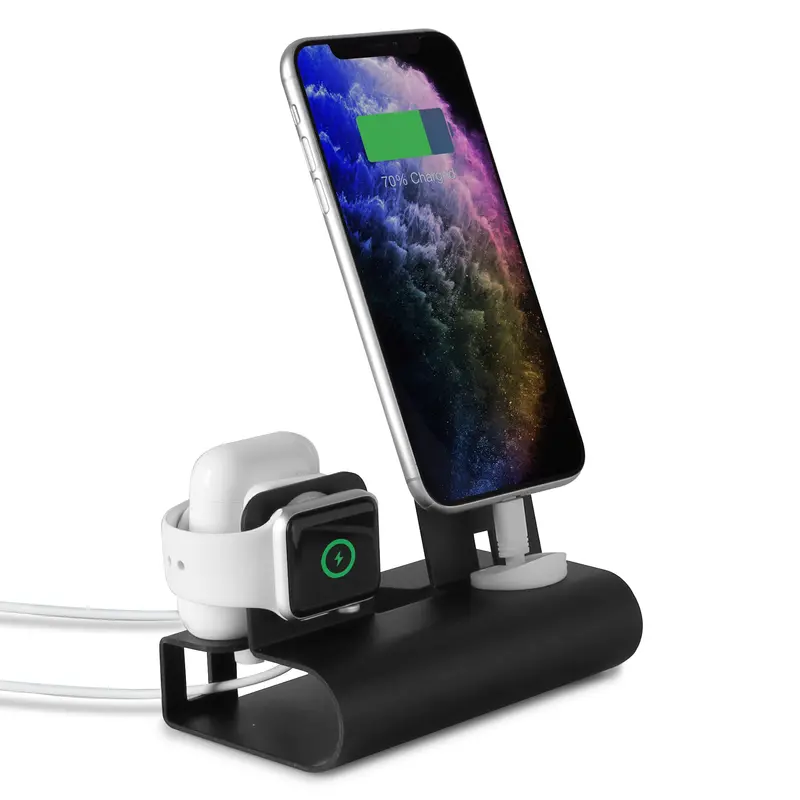 Aduro 3-in-1 Desktop Charging Station for iPhone, AirPods & Apple Watch