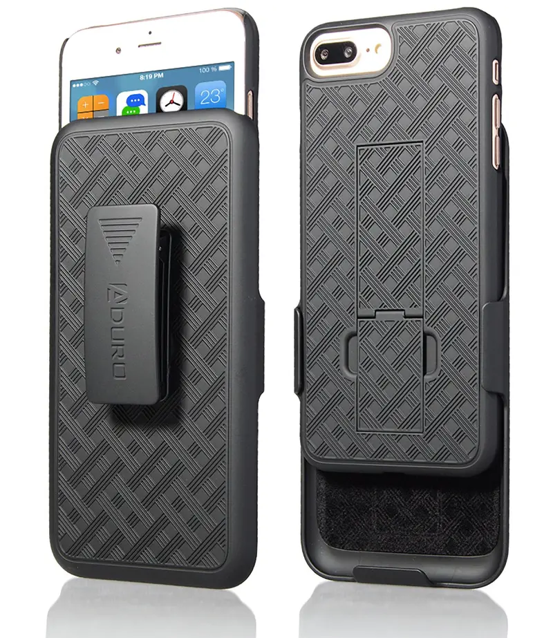Aduro Combo Holster & Shell Case for iPhone 8 Plus and 7 Plus