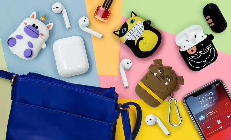 Aduro Critter Creatures Silicone Protective Case for AirPods