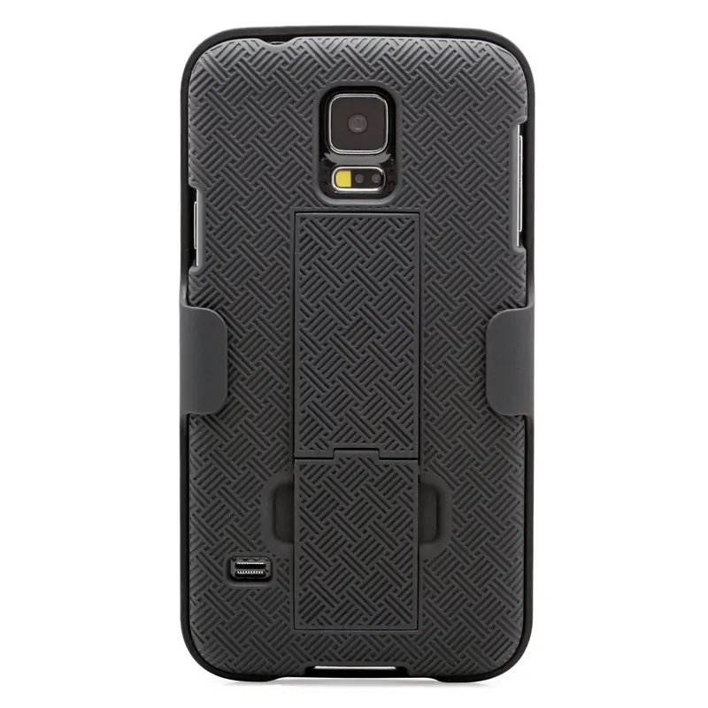 Aduro Galaxy S5 Super Slim Shell & Holster Combo Case – Lightweight Dual-Function Protection