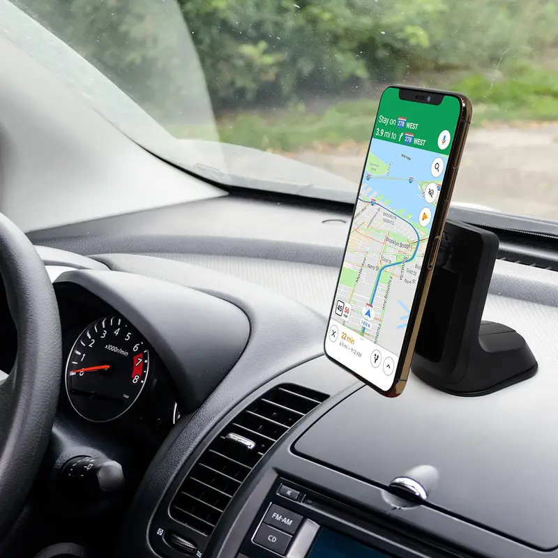 Aduro Mag Grip Magnetic Dashboard Mount for Smartphones – Adjustable & Strong Hold