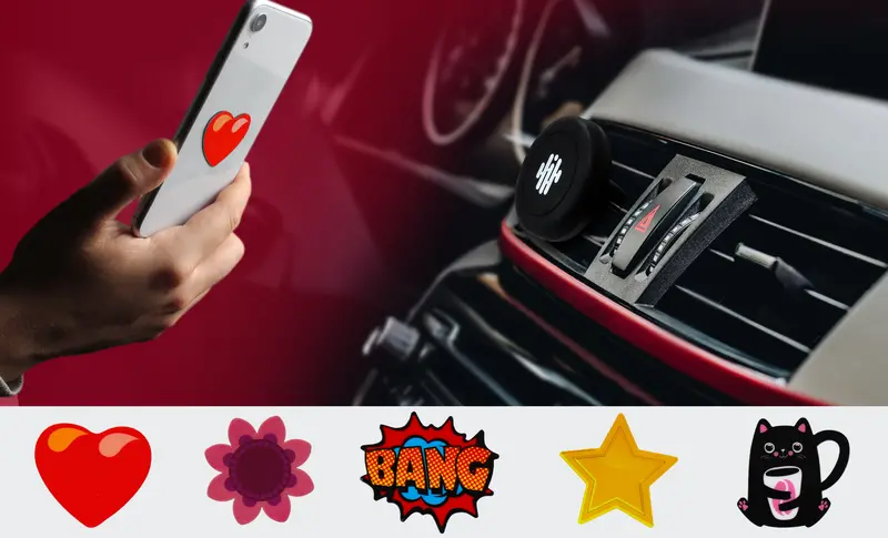 Aduro Magnetic Vent Mount for Smartphones – Designer Phone Flair Series