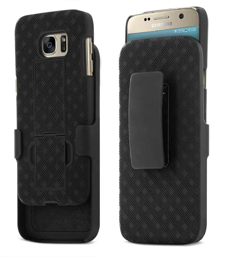 Aduro Slim Galaxy S7 Case Featuring Rotating Belt Clip and Built-in Kickstand
