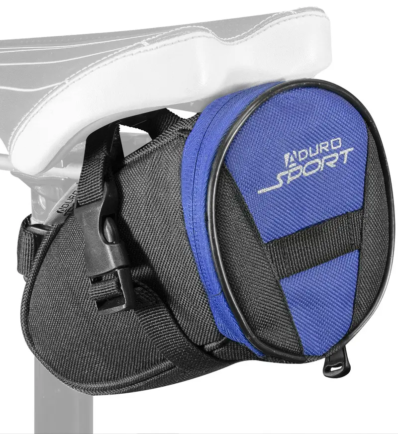 Aduro Sport Wedge-Shaped Saddle Storage Bag for Road and Commuter Bikes