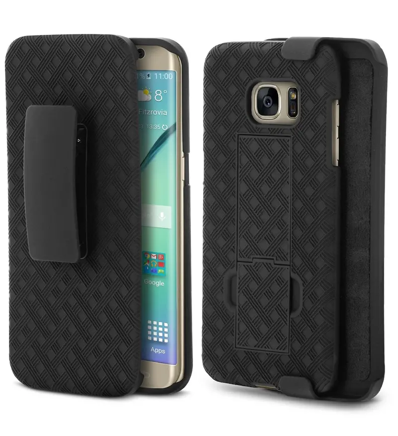 Aduro Ultra-Slim Galaxy S7 Edge Case with Integrated Holster