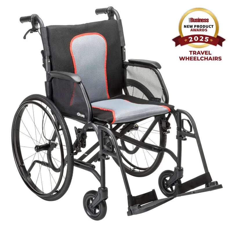 AeroFly 20-Inch Ultra-Light Wheelchair – Black