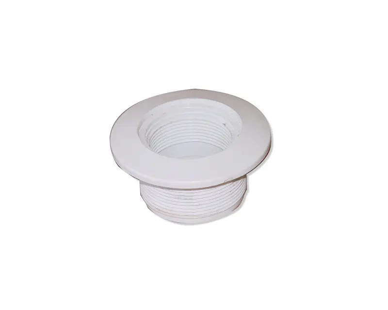 Afras ABS FIP Inlet/Outlet Fitting with Brass Locknut – Compatible with Vinyl, Fiberglass, Steel, Wood & Fiber Panel Pools (1½”)