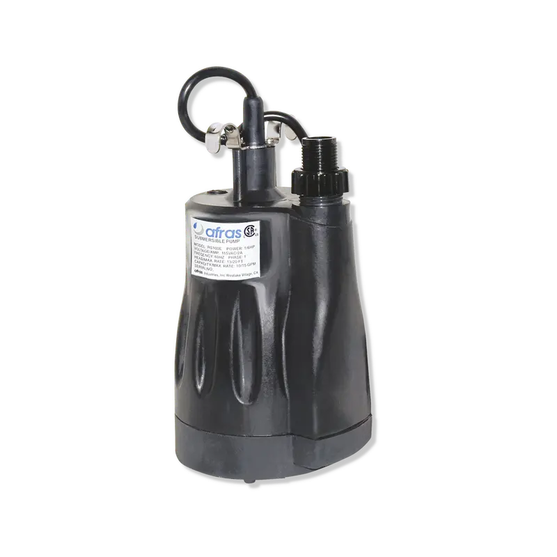 Afras RS100 1/6 HP Submersible Pool Pump