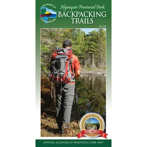 Algonquin Park Backpacking Trail System Map