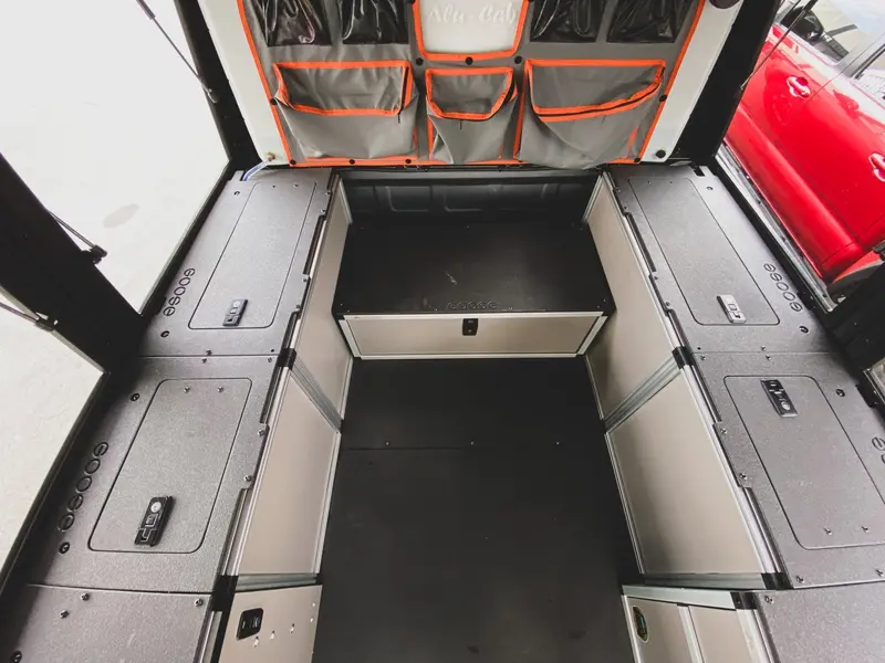 Alu-Cab Alu-Cabin Canopy Camper for Ram 2500/3500 (2009–Present, 4th & 5th Gen.) — Front Utility Module
