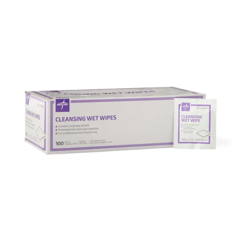 Antiseptic Cleansing Wipes with Benzalkonium Chloride (BZK) – Case of 1000