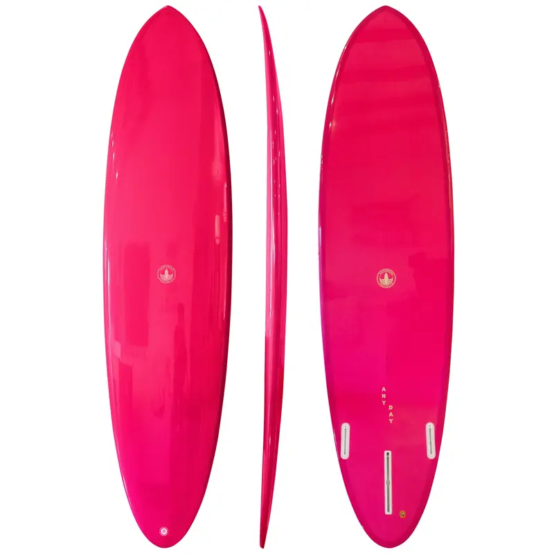 ANY DAY Mid-Length Surfboard – Hot Pink EPS Core