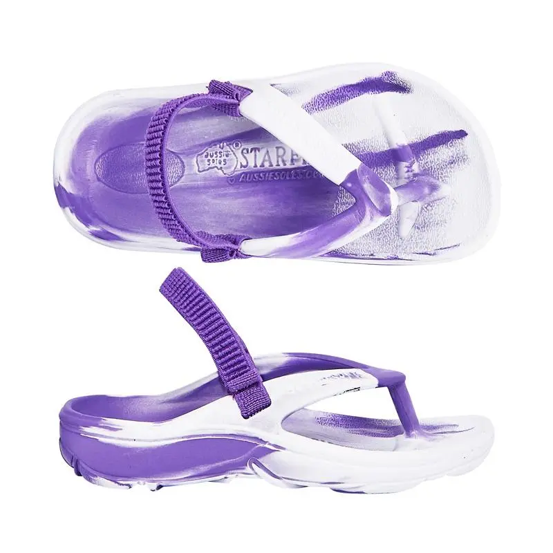 Aussie Soles Starfish Flip-Flops for Kids