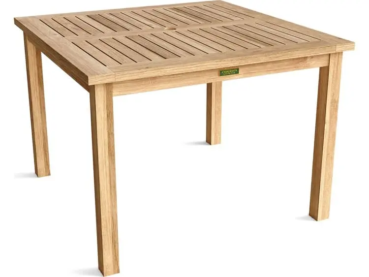 Bahama Square Dining Table – 42-Inch Modern Outdoor Option
