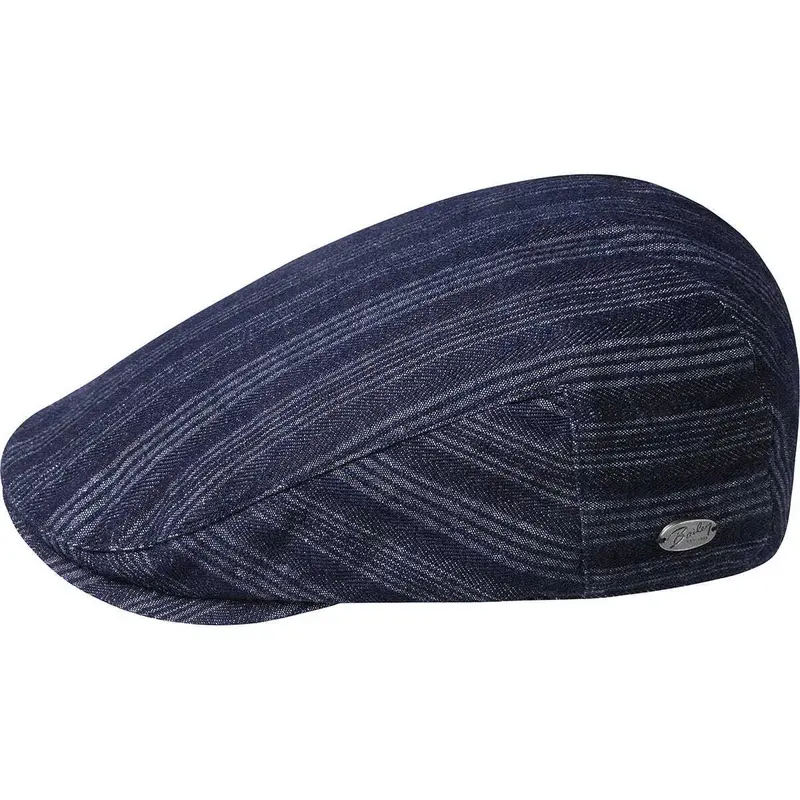 Bailey Gulick Ivy Flat Cap for Men – Classic Navy Wool-Blend Formal Hat