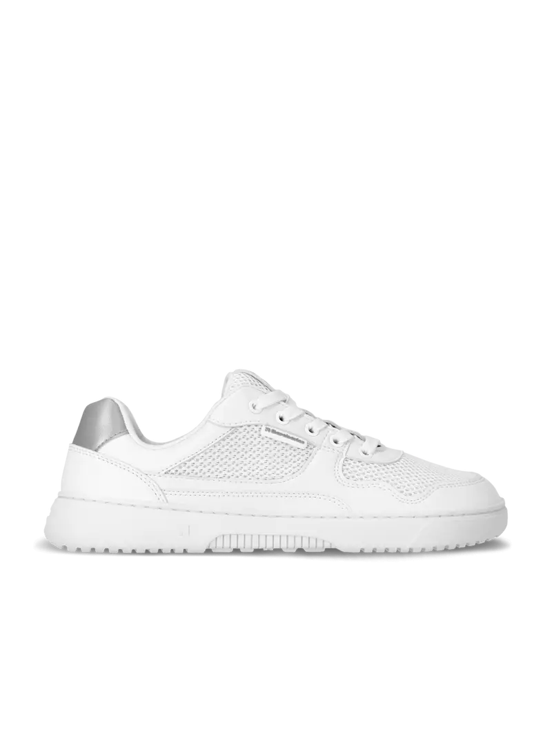 Barebarics Zing High-Performance Barefoot Sneakers – White & Silver