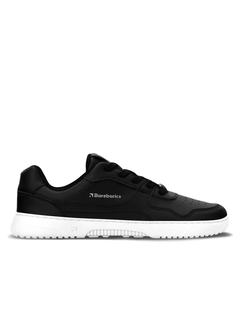Barebarics Zing Minimalist Sneakers – Black & White