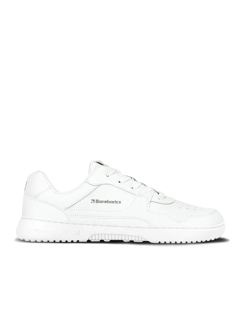 Barebarics Zing Unisex Minimalist Sneakers in White