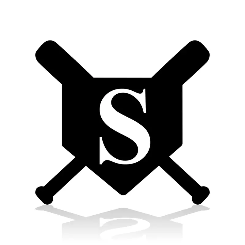Baseball Bat and Home Plate Decor Set