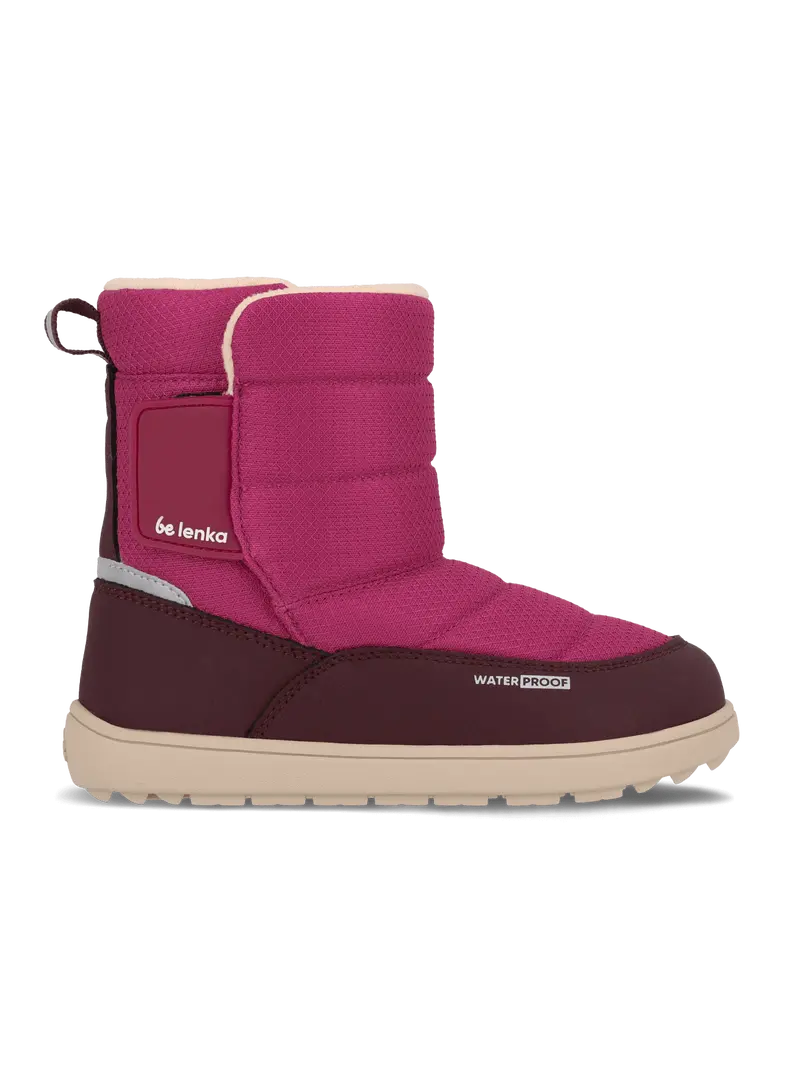 Be Lenka Ailo Junior Barefoot Snow Boots – Berry Shade