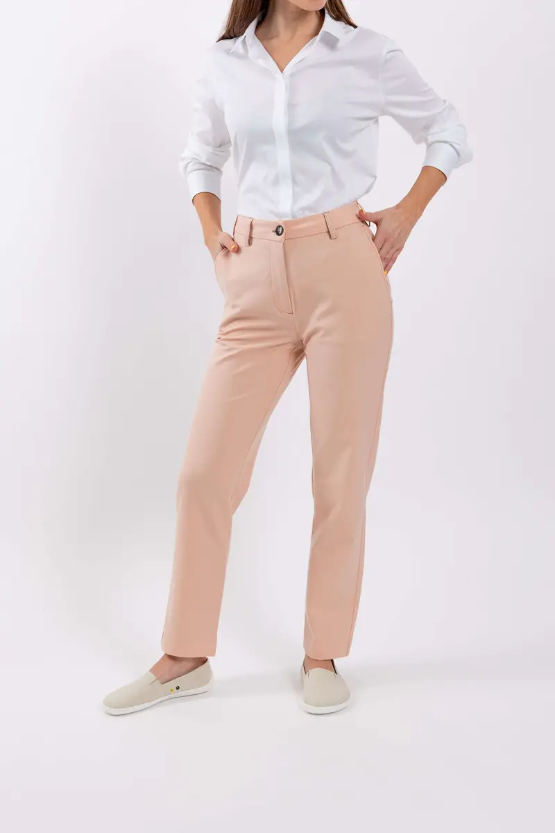 Be Lenka Essentials Women’s Tailored Trousers – Blush Nude
