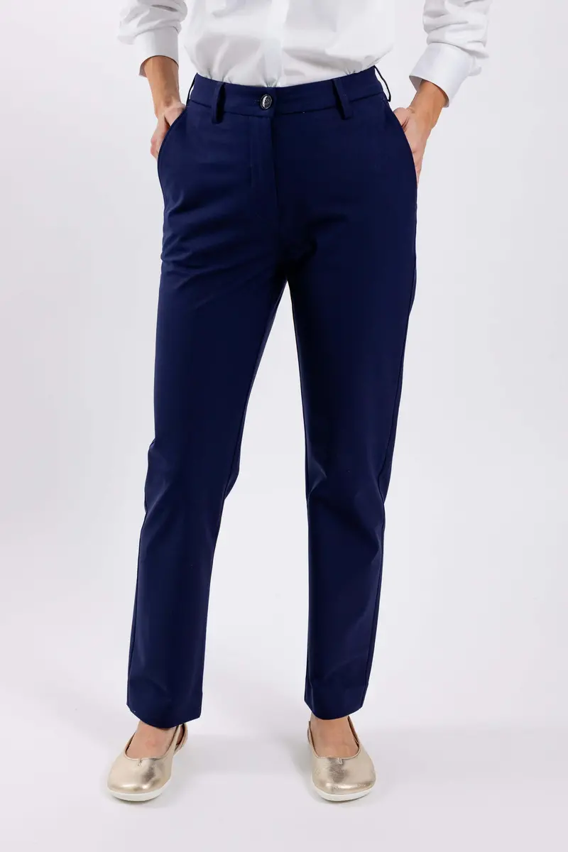 Be Lenka Essentials Women’s Tailored Trousers – Navy