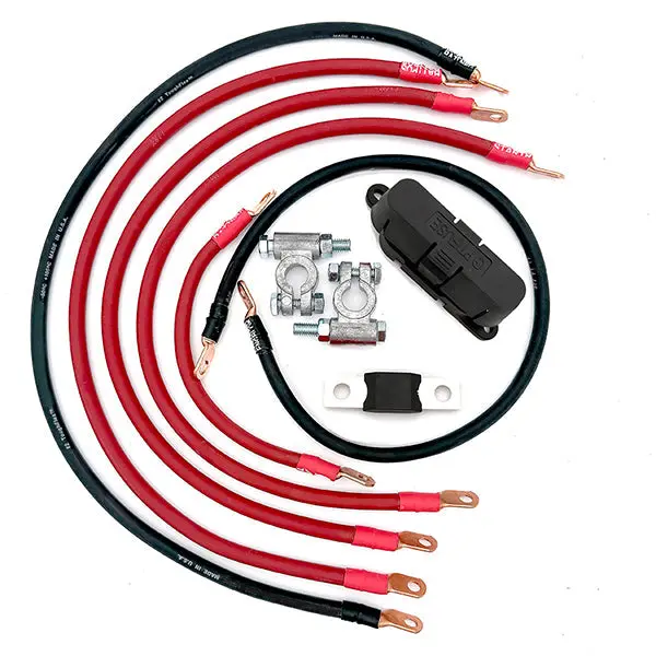 Big 7 Battery Cable Kit for Jeep CJ Series