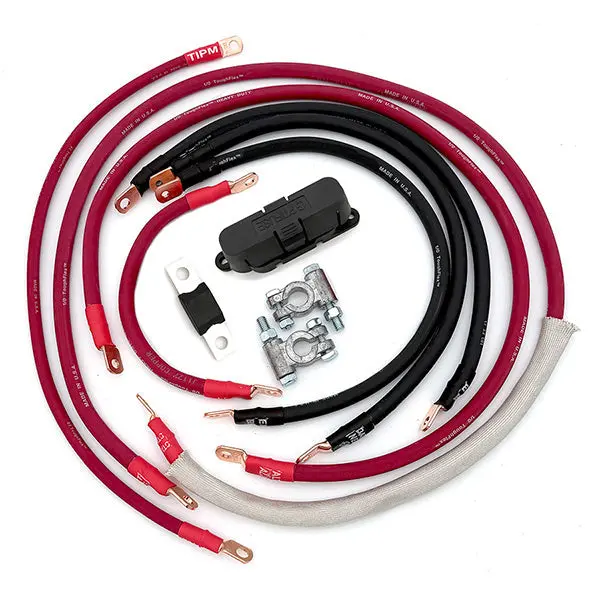 Big 7 Battery Cable Kit for Jeep Wrangler JK (2007–2018)