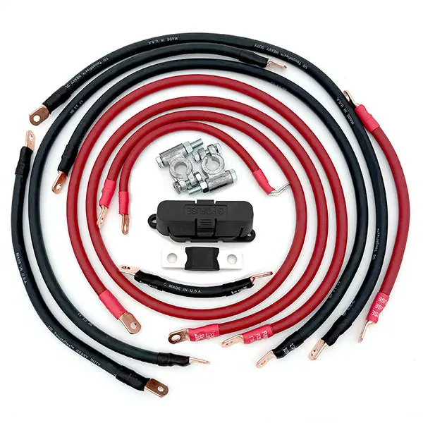 Big 7 Battery Cable Kit for Jeep Wrangler JL (2018–2024)