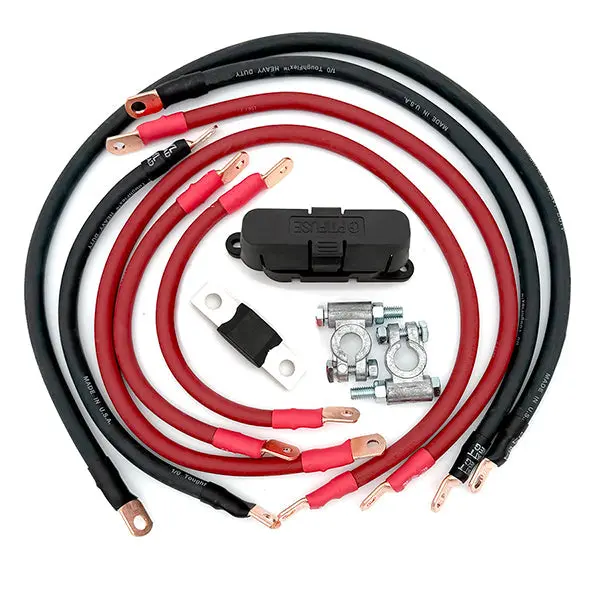 Big 7 Battery Cable Kit for Jeep Wrangler TJ & LJ (1997–2006)