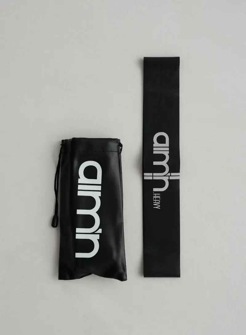 Black Latex-Free Resistance Band – Multi-Level Strength Training