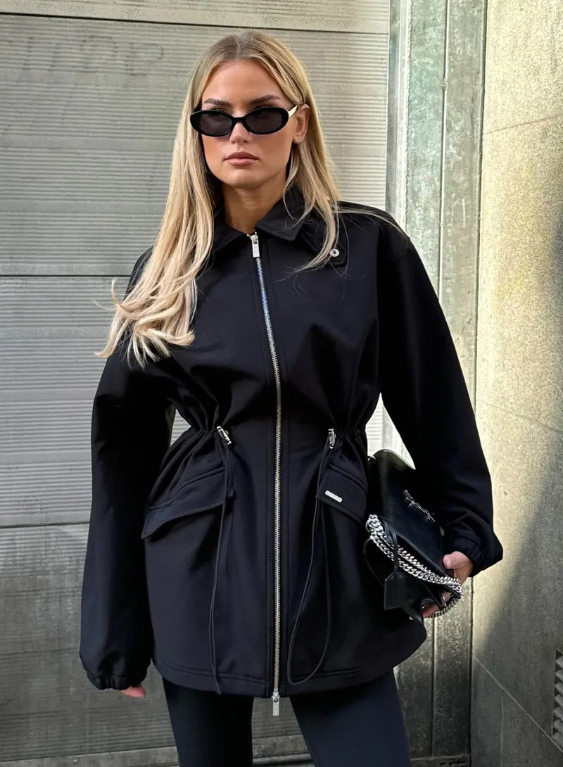 Black Lightweight Softshell Jacket