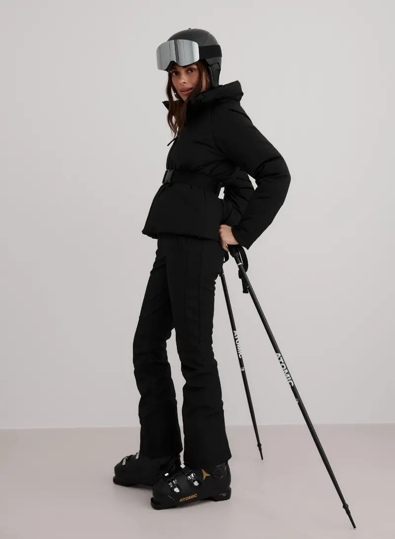 Black Verbier Ski Set – Insulated Jacket and Pants Pair