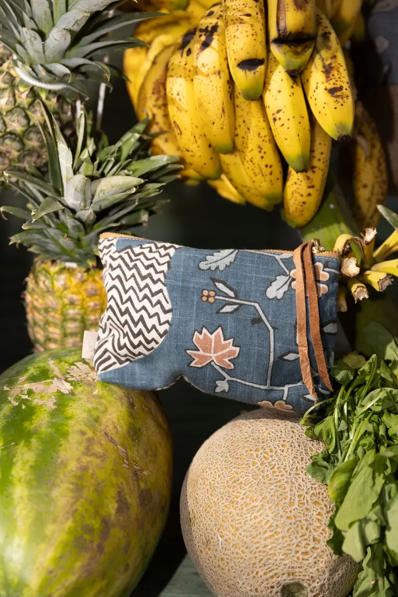 Bristol Crossbody Clutch in Blue Stem