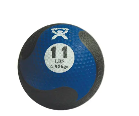 CanDo Firm Medicine Ball – 9″ Blue (11 lbs)